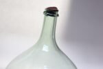 Vintage Bulbous-Form Light Green Demijohn with Cork Stopper - Image 8