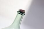 Vintage Bulbous-Form Light Green Demijohn with Cork Stopper - Image 9