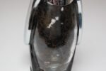 Vintage Japanese Chrome and Etched Glass "Penguin" Decanter and Music Box - Image 7