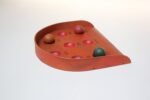 Vintage Folk Art/Primitive Skee Ball Game With Three Balls - Image 6