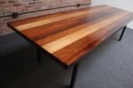 Mixed-Woods "Gallery One" Dining Table by Milo Baughman for Directional - Image 35