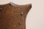 Early 20th Century Folk Art Wall-Mounted "Shield" Key Rack/Hook - Image 10