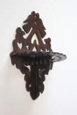 Vintage Folk Art Fretwork Pipe Holder With Bird Motif - Image 2