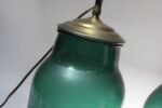 Pair of Vintage Green Blown Glass and Brass Table Lamps - Image 39