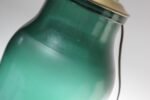 Pair of Vintage Green Blown Glass and Brass Table Lamps - Image 29