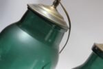 Pair of Vintage Green Blown Glass and Brass Table Lamps - Image 26
