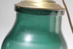 Pair of Vintage Green Blown Glass and Brass Table Lamps - Image 21