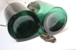 Pair of Vintage Green Blown Glass and Brass Table Lamps - Image 14