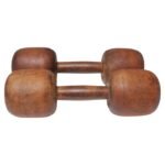 Pair of Vintage Primitive Hand Weights/Dumbbells