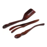 Vintage Solid Rosewood Studio Craft Hors d'Oeuvres/Cocktail Accessories