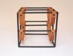 Vintage Iron and Leather Wine Rack by Arthur Umanoff - Image 9