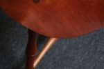 Pair of Vintage Studio Craft Windsor-Style Three Legged Low Stools in Cherrywood - Image 40