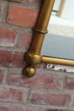 Vintage Gilt Cast Metal Wall Mirror - Image 13