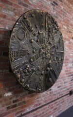 Brutalist Wall Mounted "Disc" Bar by Adrian Pearsall for Craft Associates - Image 4