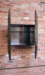 Brutalist Wall Mounted "Disc" Bar by Adrian Pearsall for Craft Associates - Image 11