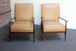 Pair of Paul Mccobb Stained Maple Lounge Chairs - Image 11