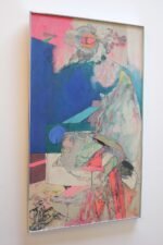 Mid 20th Century American Surrealist Oil on Canvas by Robert Cowan - Image 4