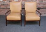 Pair of Paul Mccobb Stained Maple Lounge Chairs - Image 10