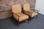 Pair of Paul Mccobb Stained Maple Lounge Chairs - Image 4