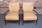 Pair of Paul Mccobb Stained Maple Lounge Chairs - Image 12