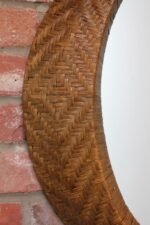 Woven Rattan Wall Mirror by Umbra - Image 6