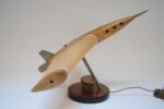 Vintage American Airplane Table Lamp with Illuminated Wings - Image 6