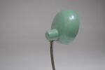 Petite German Modern Mint Green Gooseneck Task Lamp after Christian Dell - Image 13