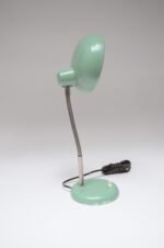 Petite German Modern Mint Green Gooseneck Task Lamp after Christian Dell - Image 5
