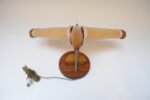 Vintage American Airplane Table Lamp with Illuminated Wings - Image 3