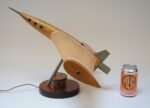 Vintage American Airplane Table Lamp with Illuminated Wings - Image 7