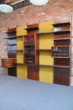 Osvaldo Borsani Modular Rosewood Bookcase Wall Unit with Removable Panels - Image 6