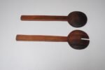 Pair of Vintage Scandinavian Modern Teak Salad Servers/Tongs - Image 7