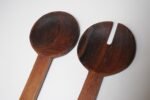 Pair of Vintage Scandinavian Modern Teak Salad Servers/Tongs - Image 8