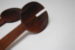 Pair of Vintage Scandinavian Modern Teak Salad Servers/Tongs - Image 9