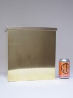 Vintage Hollywood Regency Style Polished Brass Wastebasket/Umbrella Stand - Image 15