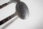 Vintage Japanese Modern Rosewood and Stainless Steel Salad Servers/Tongs by Nevco - Image 9