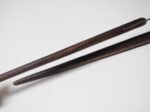 Vintage Japanese Modern Rosewood and Stainless Steel Salad Servers/Tongs by Nevco - Image 15