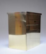 Vintage Hollywood Regency Style Polished Brass Wastebasket/Umbrella Stand - Image 6