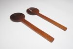 Pair of Vintage Scandinavian Modern Teak Salad Servers/Tongs - Image 2