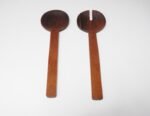 Pair of Vintage Scandinavian Modern Teak Salad Servers/Tongs - Image 3