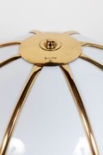 Pair of Large Gabriella Crespi "Fungo" Table Lamps in Brushed Brass and Acrylic - Image 27