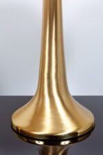 Pair of Large Gabriella Crespi "Fungo" Table Lamps in Brushed Brass and Acrylic - Image 16