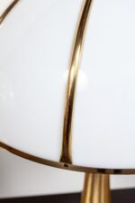 Pair of Large Gabriella Crespi "Fungo" Table Lamps in Brushed Brass and Acrylic - Image 24