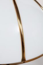 Pair of Large Gabriella Crespi "Fungo" Table Lamps in Brushed Brass and Acrylic - Image 25