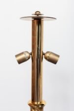 Pair of Large Gabriella Crespi "Fungo" Table Lamps in Brushed Brass and Acrylic - Image 13