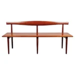 Vintage Cherrywood "Cow Horn" Bench by Kipp Stewart and Stewart MacDougall