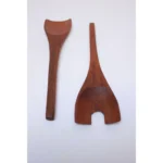 Set of Vintage Teakwood Salad Tongs - Image 2