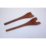 Set of Vintage Teakwood Salad Tongs - Image 3