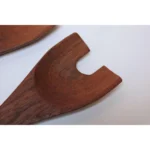 Set of Vintage Teakwood Salad Tongs - Image 8