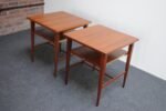 Pair of Paul Mccobb Calvin Group Mahogany and Brass Nightstands for Directional - Image 14